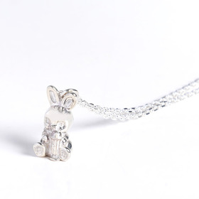 HONESTBOY Rabbit Silver Necklace 詳細画像